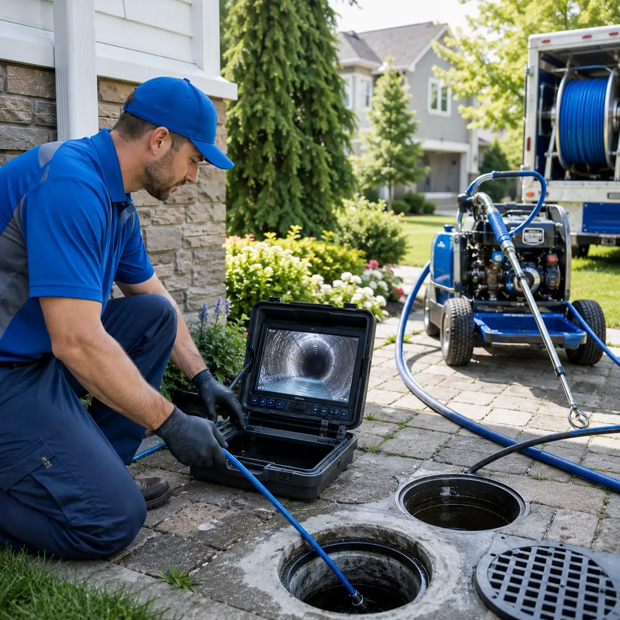 Outdoor drain cleaning professionals serving Mount Pleasant, IA